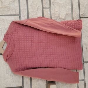 Quilted dusty rose Columbia hoodie sz sm
